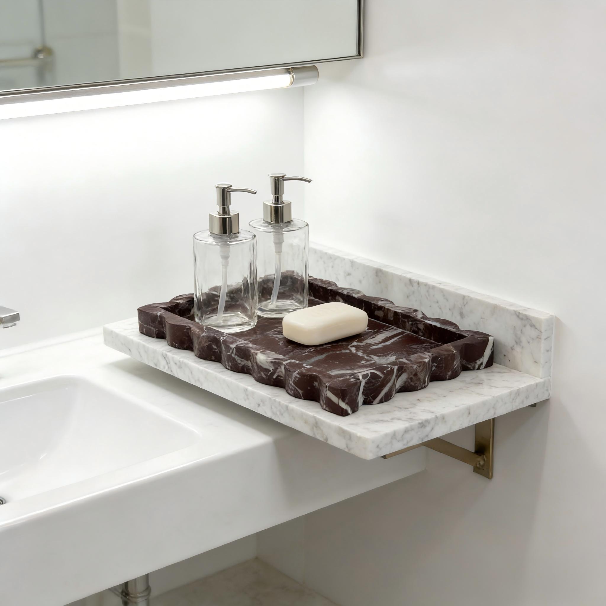 Doğal Mor Ross Taraklı Mermer  - Marble Serving Board incelemesi ve fiyatı