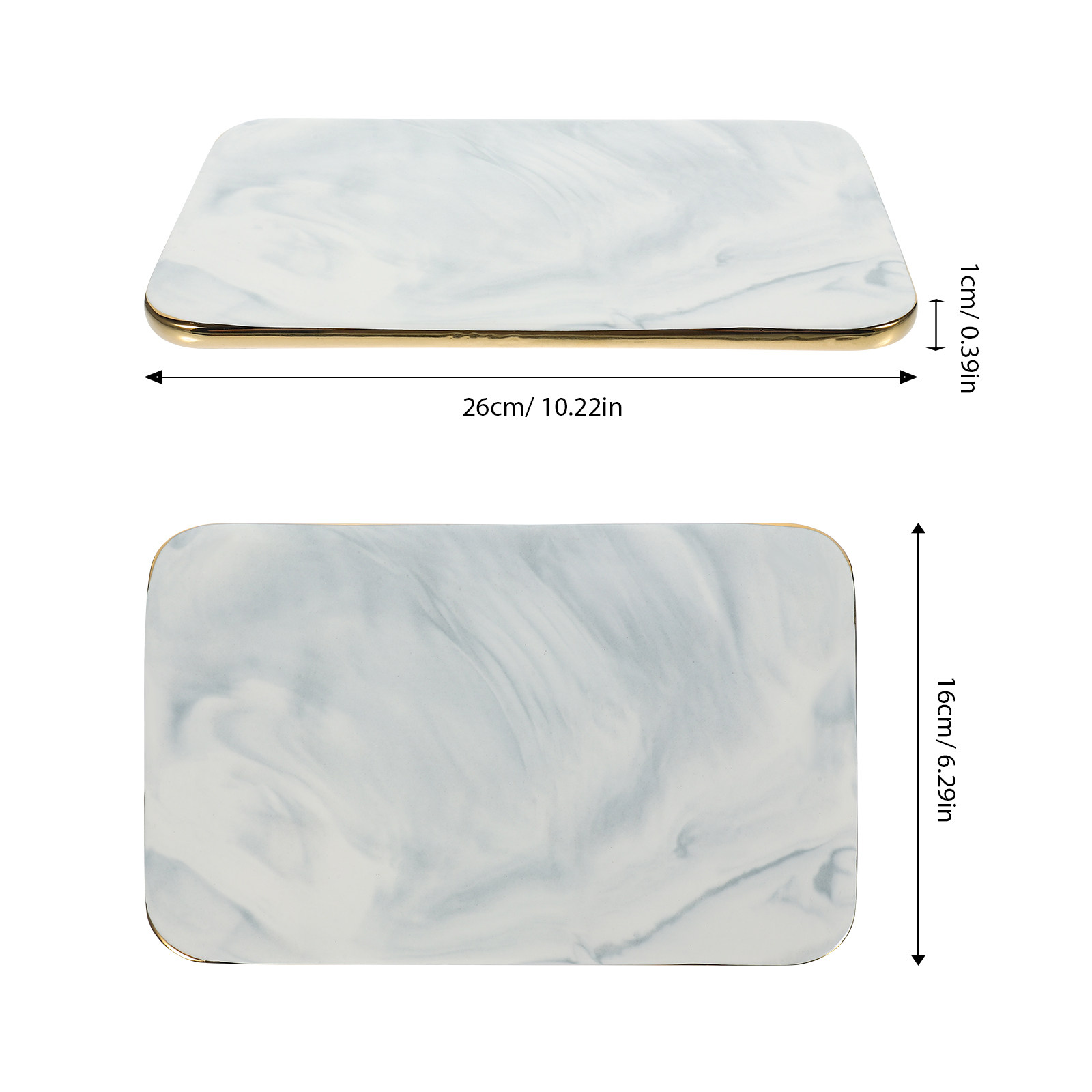 Mermer Kesme Tahtası Ev Mutfak - Marble Serving Board incelemesi ve fiyatı