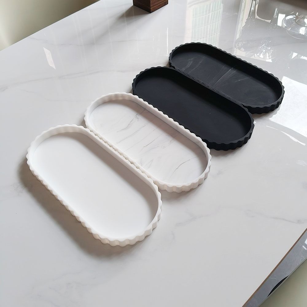 Silikon Oval Saklama Tepsisi D - Marble Serving Board incelemesi ve fiyatı