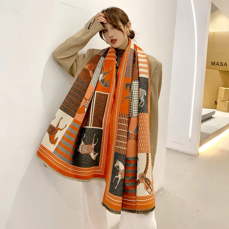 2024 yeni lüks kış kaşmir eşar - Cashmere Throw Blanket incelemesi ve fiyatı