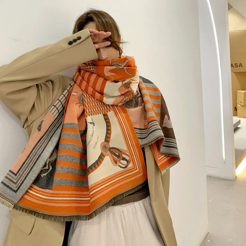 2024 yeni lüks kış kaşmir eşar - Cashmere Throw Blanket incelemesi ve fiyatı