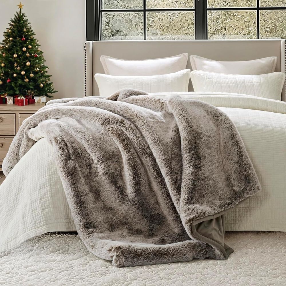 Kanepe için Lüks Yumuşak Suni  - Cashmere Throw Blanket incelemesi ve fiyatı