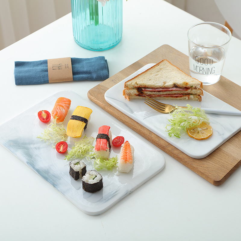 Peynir Krakerleri ve Suşi Serv - Marble Serving Board incelemesi ve fiyatı